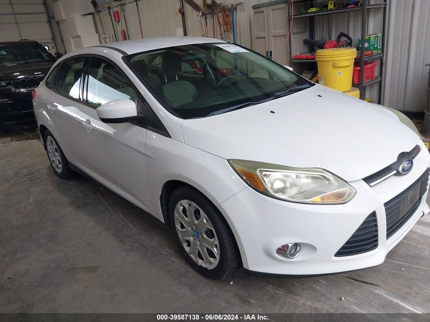 2012 Ford Focus VIN 1FAHP3F20CL195809 IAAI salvage auction — LEFT FRONT, Salvage (Idaho), sold $300 on 2026-08-03 (photo 1)