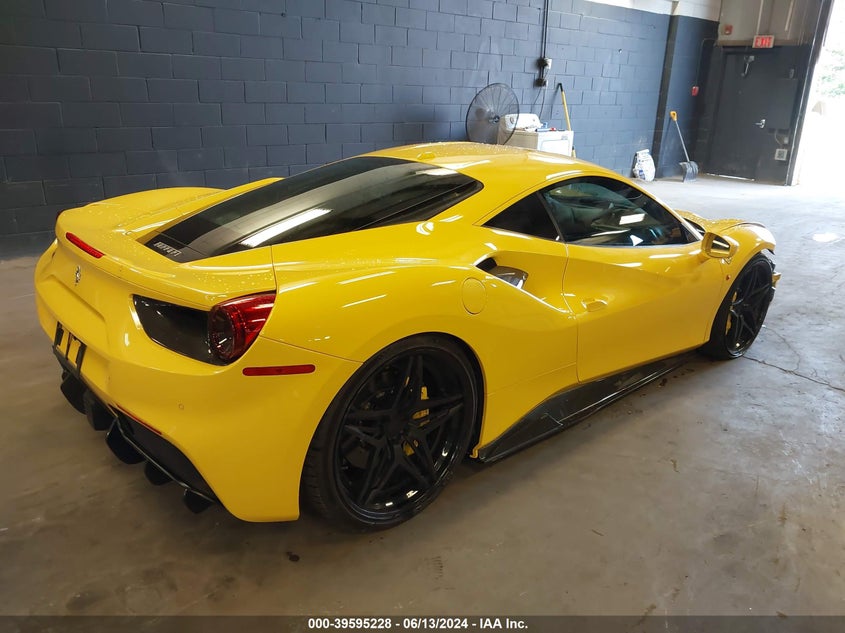 2017 Ferrari 488 gtb VIN ZFF79ALA1H0224115 COPART salvage auction — Front End, Salvage (New York), sold $106,500 on 2025-03-11 (photo 4)