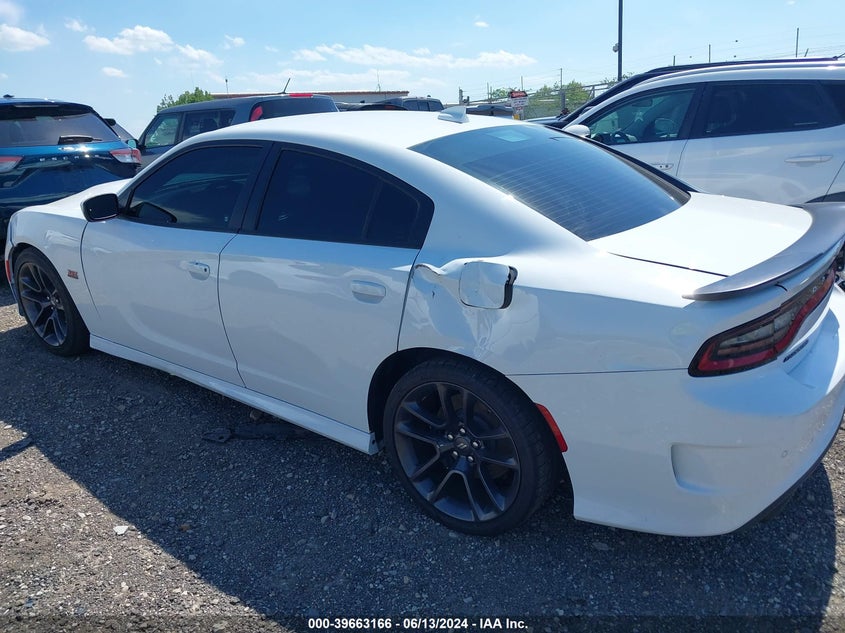 2022 Dodge Charger VIN 2C3CDXGJ8NH161731 COPART salvage auction — Frame, Other (Michigan), sold $7,875 on 2024-06-27 (photo 3)