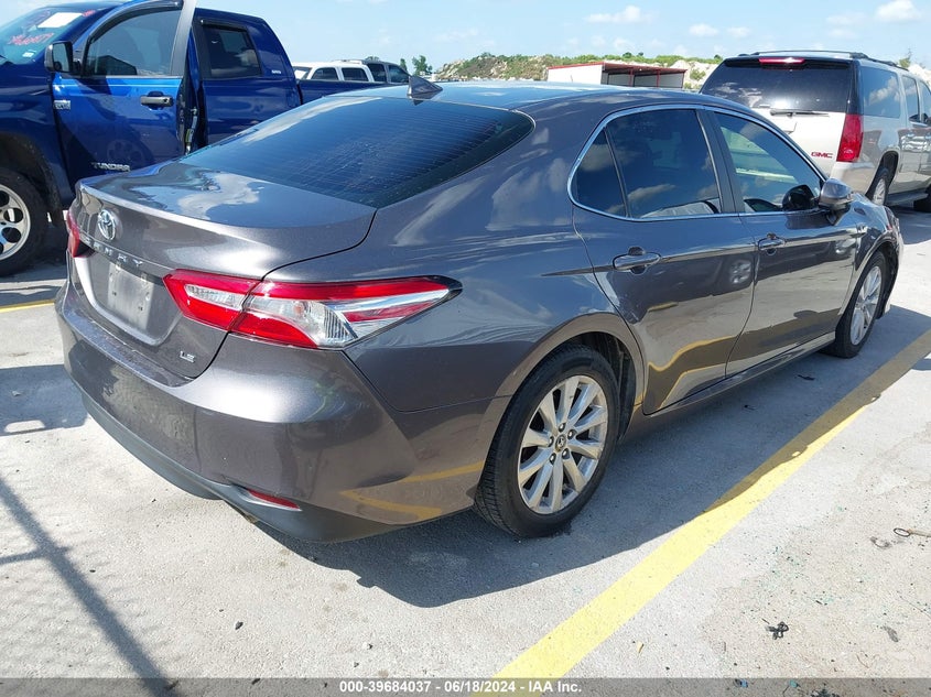 2020 TOYOTA CAMRY VIN 4T1C11AK0LU342315 COPART salvage auction — Hail, Original (Texas), sold $9,525 on 2024-09-12 (photo 4)