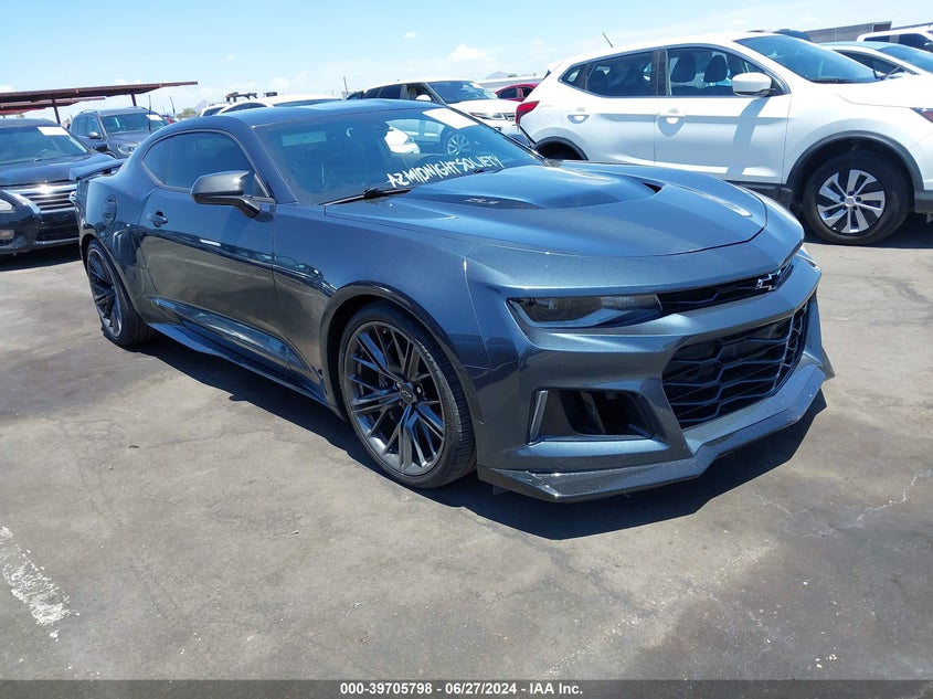 2020 Chevrolet Camaro VIN 1G1FK1R67L0135474 COPART salvage auction — Left Rear, Salvage (Arizona), sold $20,750 on 2024-08-13 (photo 1)