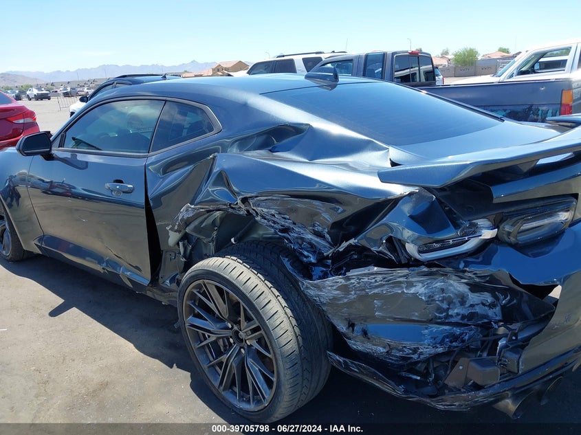 2020 Chevrolet Camaro VIN 1G1FK1R67L0135474 COPART salvage auction — Left Rear, Salvage (Arizona), sold $20,750 on 2024-08-13 (photo 6)