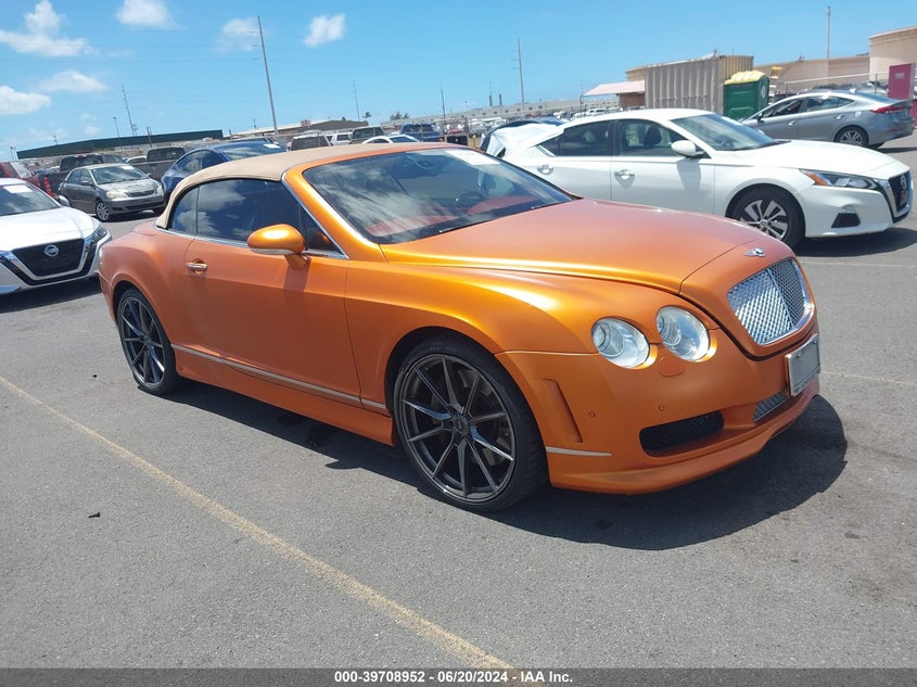 2007 Bentley Continental VIN SCBDR33W27C047759 COPART salvage auction — Flood, Other (Hawaii), sold $9,025 on 2024-07-30 (photo 1)