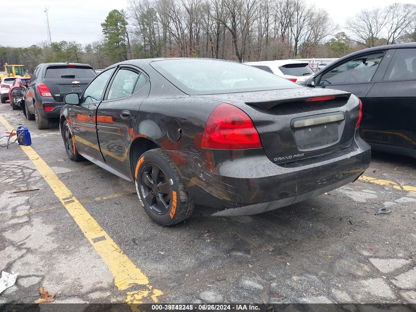 2008 Pontiac Grand prix VIN 2G2WP552181154217 IAAI salvage auction — LEFT REAR, Court Order (Georgia), sold $300 on 2026-07-08 (photo 3)