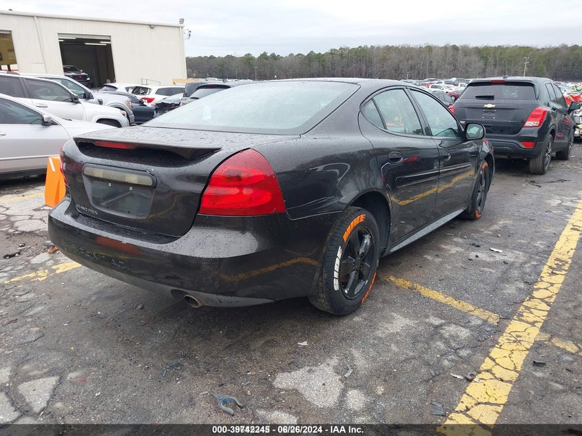 2008 Pontiac Grand prix VIN 2G2WP552181154217 IAAI salvage auction — LEFT REAR, Court Order (Georgia), sold $300 on 2026-07-08 (photo 4)