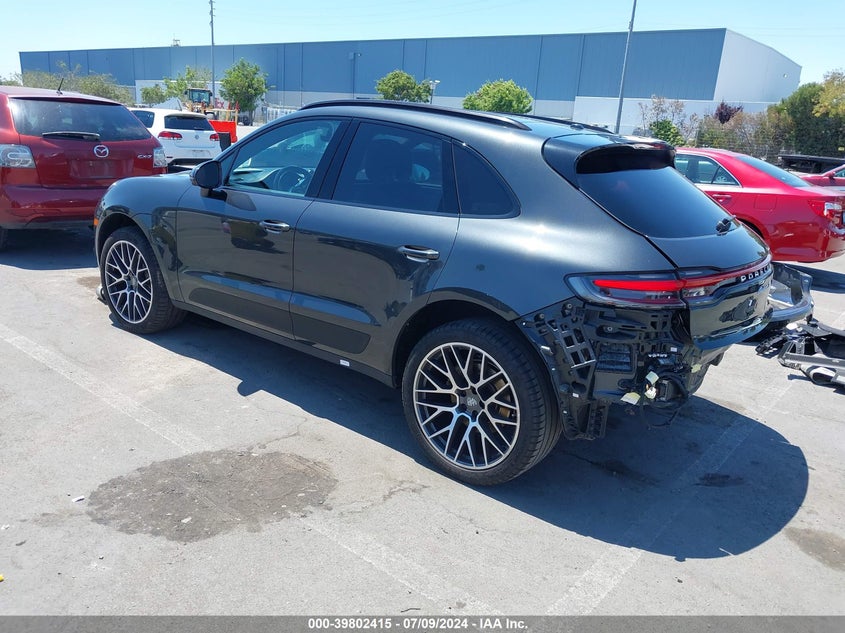 2020 Porsche Macan VIN WP1AB2A53LLB31851 COPART salvage auction — Rear, Other (California), sold $25,450 on 2024-09-03 (photo 3)