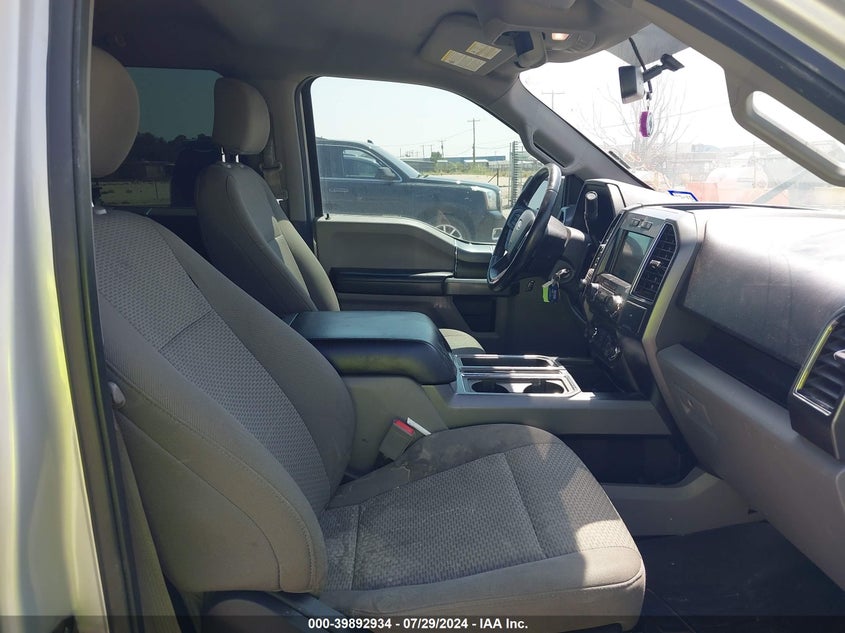 2018 Ford F-150 VIN 1FTEW1EG6JKC22936 COPART salvage auction — Front End, Clear (Texas), sold $10,375 on 2024-08-08 (photo 5)
