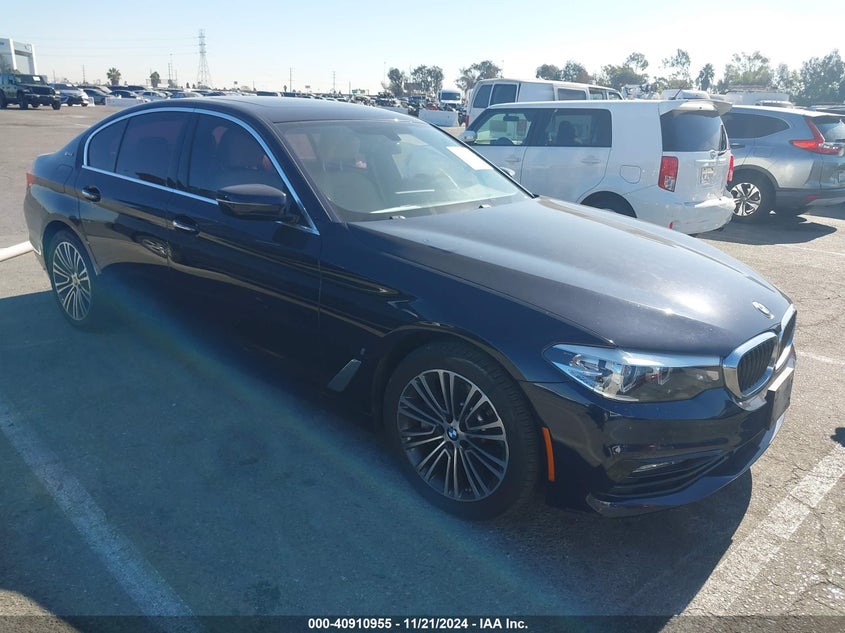 2018 BMW 530E VIN WBAJA9C57JB251677 — COPART salvage auction photo