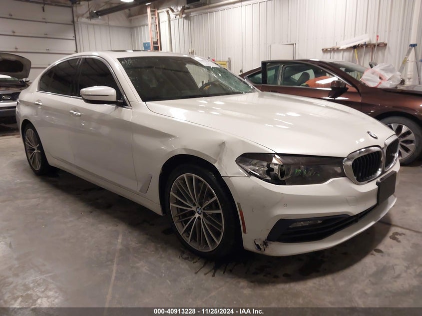 2018 BMW 530I VIN WBAJA7C53JWA74383 — COPART salvage auction photo