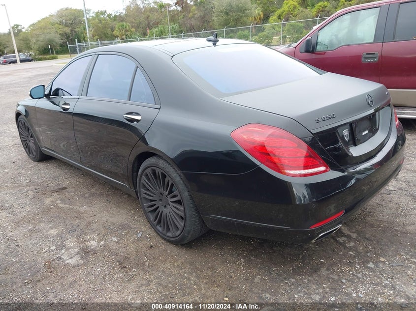 2017 Mercedes-benz S-klasse VIN WDDUG8FB8HA313443 COPART salvage auction — Right Side, Clear (Florida), sold $17,000 on 2025-01-09 (photo 3)