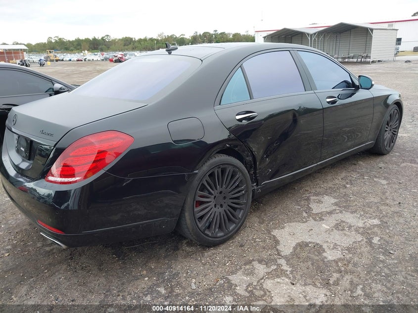 2017 Mercedes-benz S-klasse VIN WDDUG8FB8HA313443 COPART salvage auction — Right Side, Clear (Florida), sold $17,000 on 2025-01-09 (photo 4)