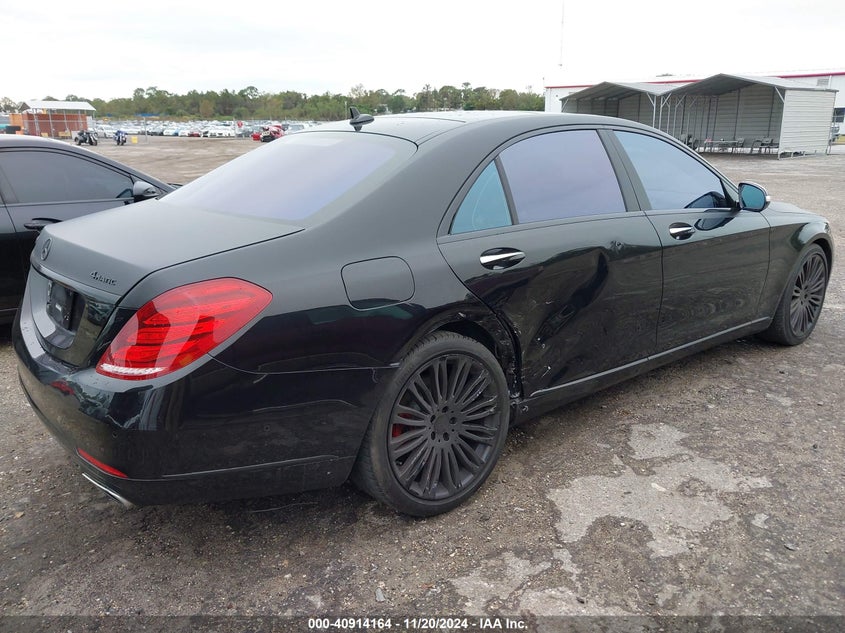 2017 Mercedes-benz S-klasse VIN WDDUG8FB8HA313443 COPART salvage auction — Right Side, Clear (Florida), sold $17,000 on 2025-01-09 (photo 6)