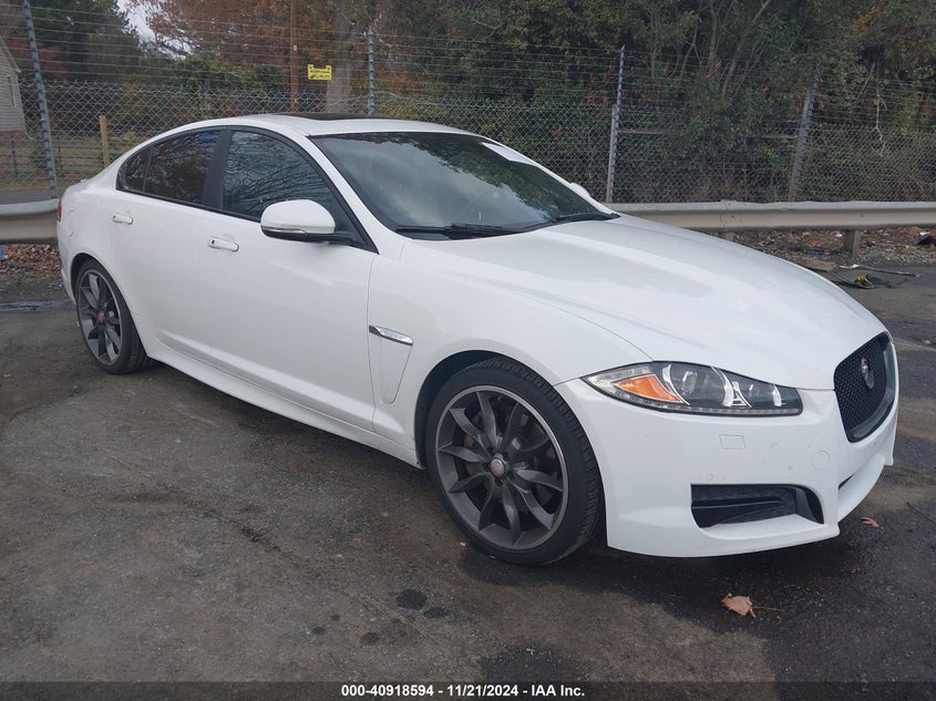 2015 Jaguar Xf VIN SAJWJ0FF2F8U64583 COPART salvage auction — Left Rear, Salvage (North Carolina), sold $3,200 on 2025-01-16 (photo 1)