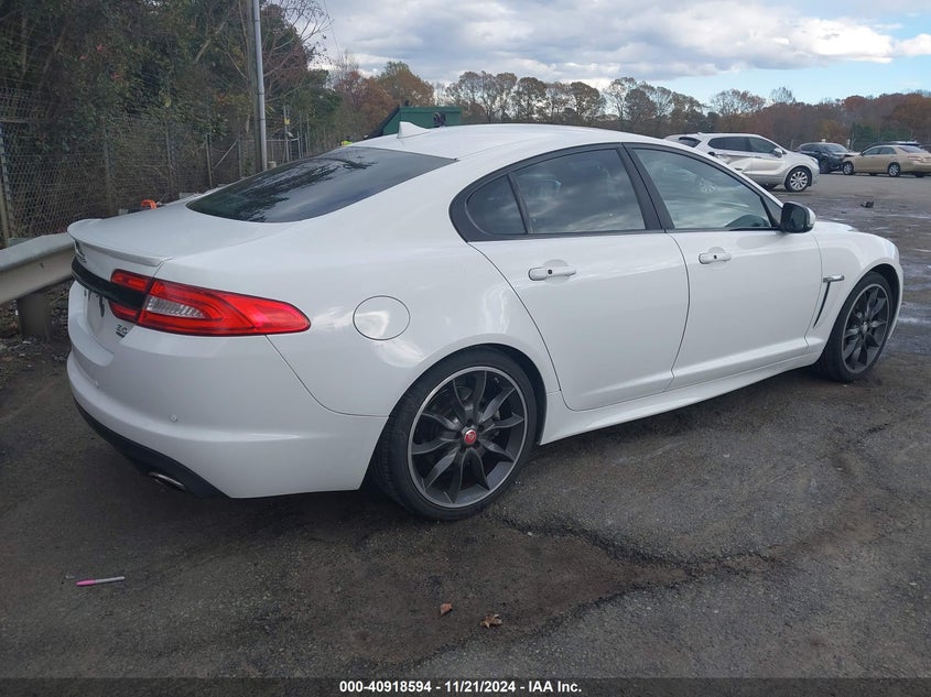 2015 Jaguar Xf VIN SAJWJ0FF2F8U64583 COPART salvage auction — Left Rear, Salvage (North Carolina), sold $3,200 on 2025-01-16 (photo 4)