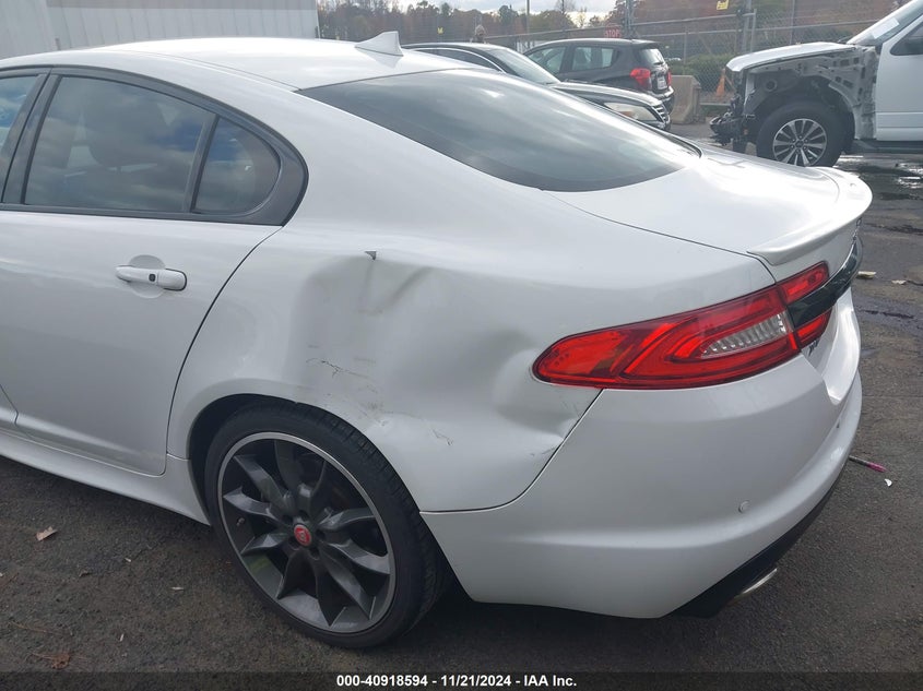 2015 Jaguar Xf VIN SAJWJ0FF2F8U64583 COPART salvage auction — Left Rear, Salvage (North Carolina), sold $3,200 on 2025-01-16 (photo 6)