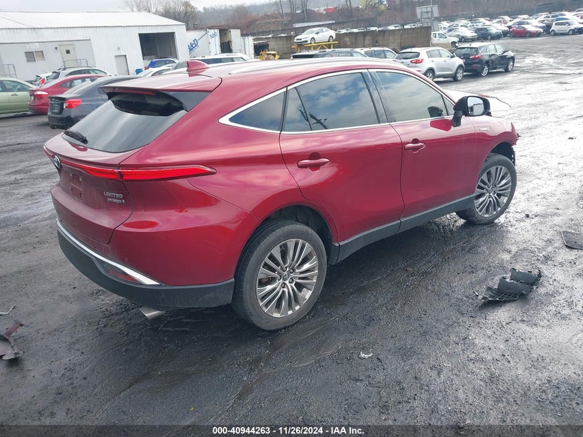 2021 Toyota Venza VIN JTEAAAAH2MJ021830 IAAI salvage auction — FRONT END, Salvage Title, sold $5,475 on 2026-07-14 (photo 4)