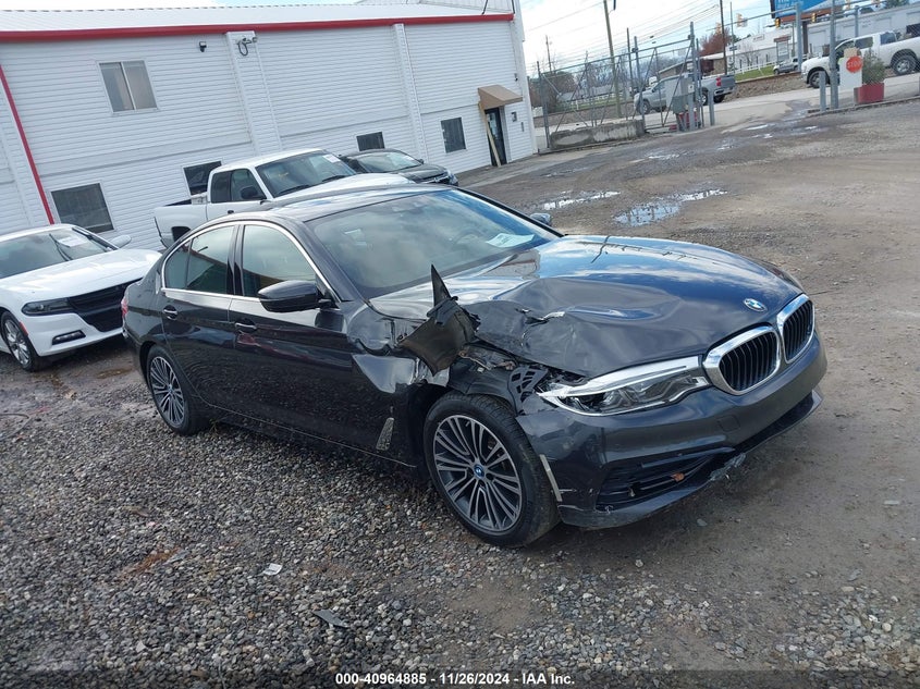 2019 BMW 530E VIN WBAJB1C52KB376778 — COPART salvage auction photo