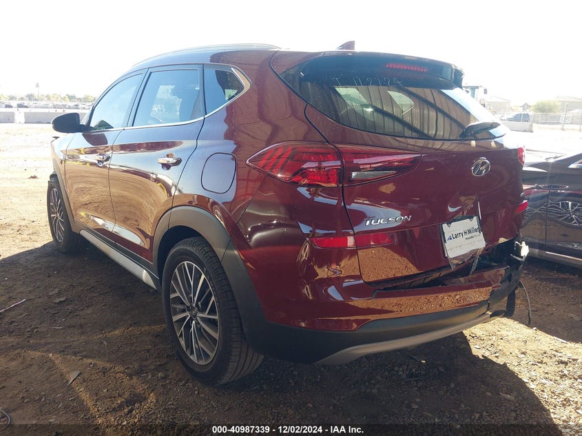 2019 Hyundai Tucson VIN KM8J3CAL6KU028866 IAAI salvage auction — FRONT & REAR, Salvage (Arizona), sold $1,500 on 2026-07-28 (photo 3)