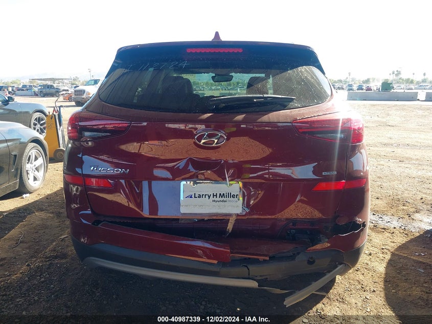 2019 Hyundai Tucson VIN KM8J3CAL6KU028866 IAAI salvage auction — FRONT & REAR, Salvage (Arizona), sold $1,500 on 2026-07-28 (photo 6)