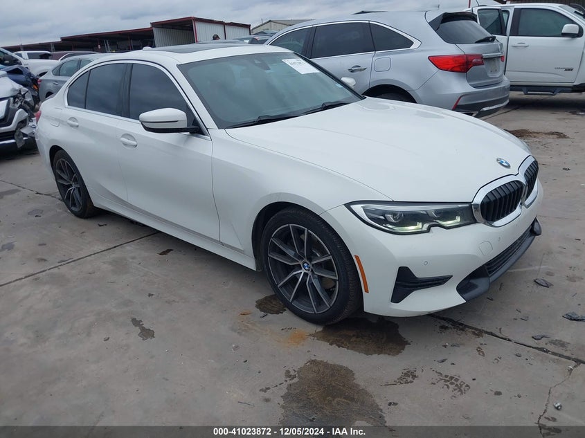 2020 BMW 330I VIN WBA5R1C06LFH40375 — COPART salvage auction photo