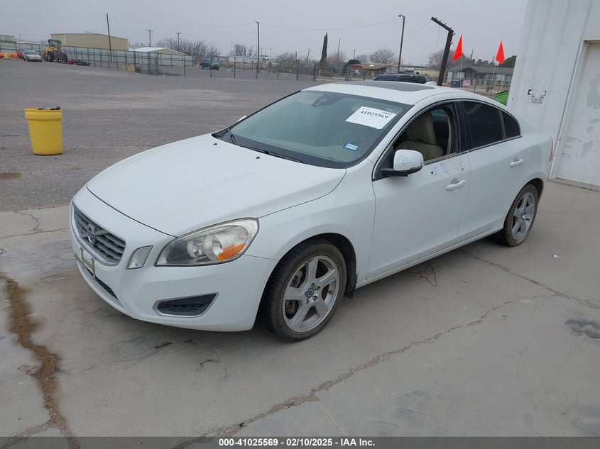 2012 Volvo S60 VIN YV1622FS4C2128219 IAAI salvage auction — HAIL, Salvage Title, sold $300 on 2026-07-09 (photo 2)