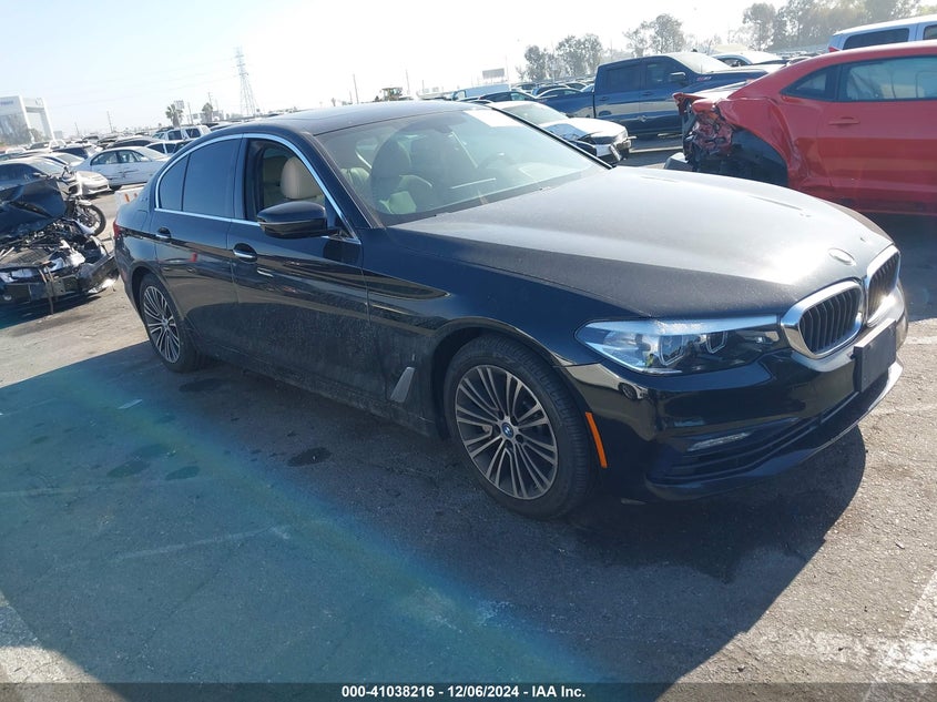 2018 BMW 530E VIN WBAJA9C53JB033431 — COPART salvage auction photo