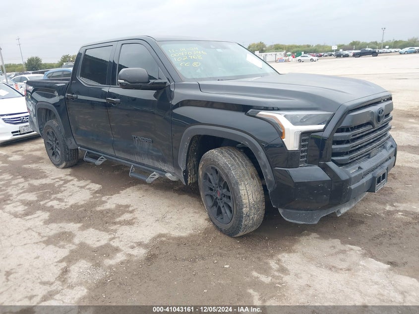 2023 Toyota Tundra VIN 5TFLA5DB2PX102968 COPART salvage auction — Left Side, Clear (Texas), sold $19,300 on 2025-03-17 (photo 1)