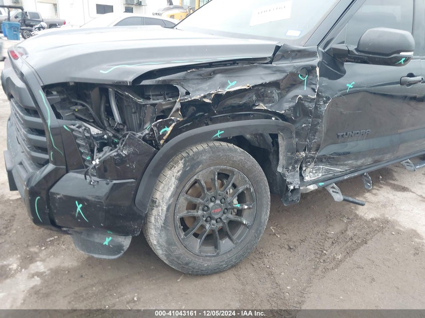 2023 Toyota Tundra VIN 5TFLA5DB2PX102968 COPART salvage auction — Left Side, Clear (Texas), sold $19,300 on 2025-03-17 (photo 6)