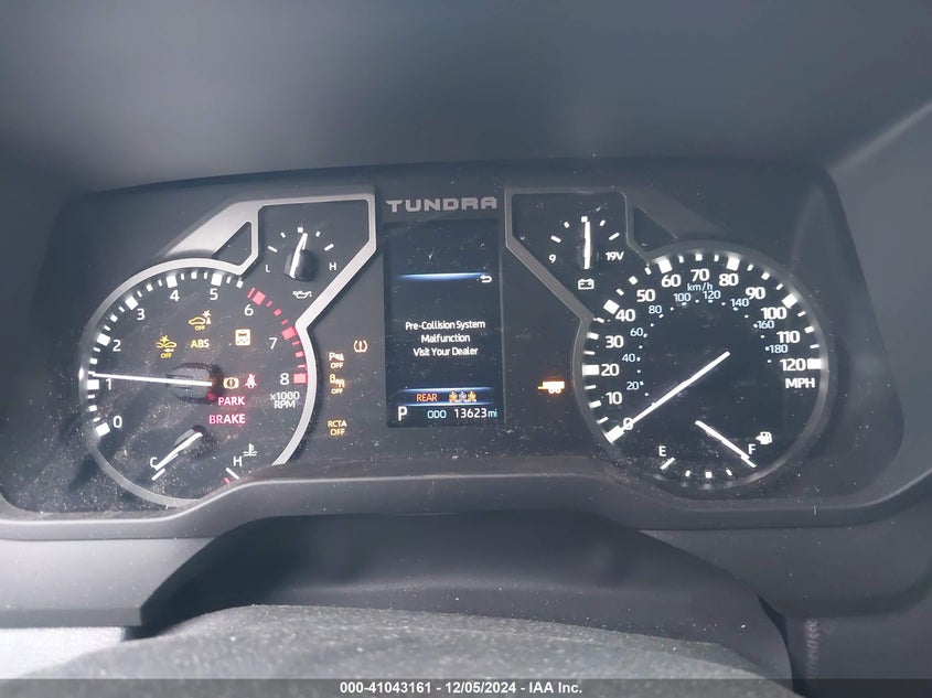 2023 Toyota Tundra VIN 5TFLA5DB2PX102968 COPART salvage auction — Left Side, Clear (Texas), sold $19,300 on 2025-03-17 (photo 7)