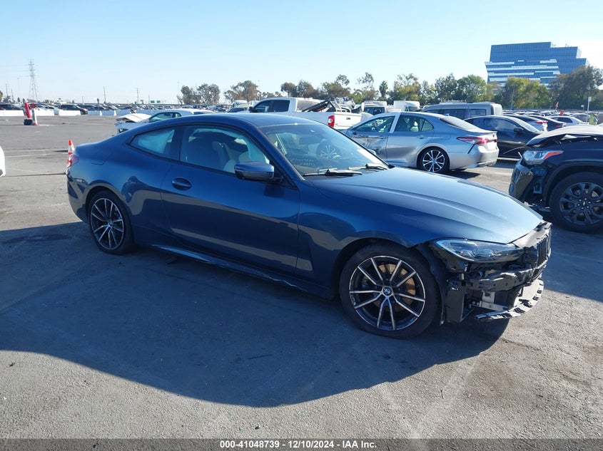 2023 BMW 430I VIN WBA53AP09PCM40748 — COPART salvage auction photo
