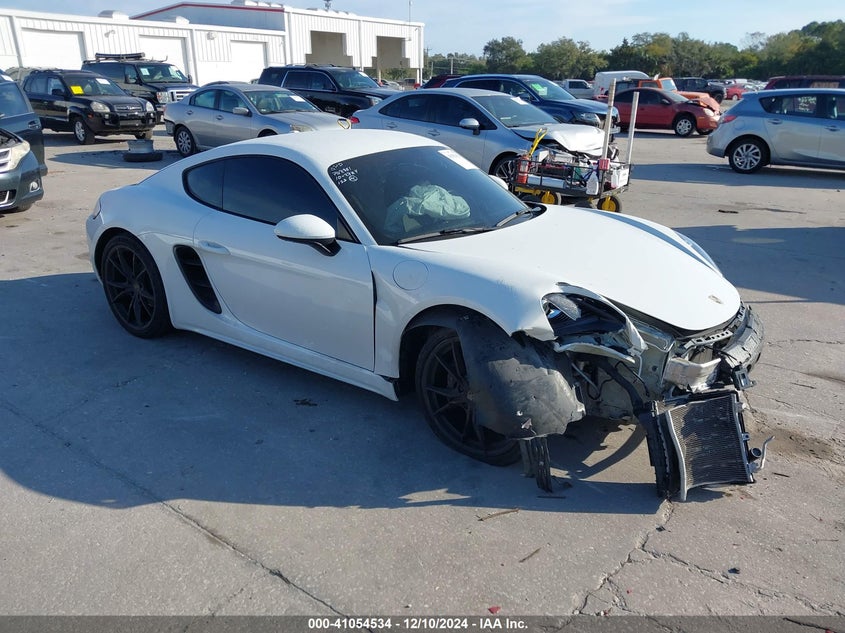 2019 PORSCHE 718 CAYMAN VIN WP0AA2A84KS261348 — COPART salvage auction photo