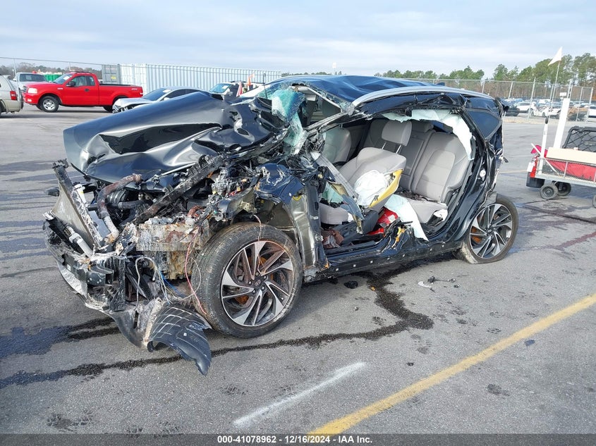 2021 Hyundai Tucson VIN KM8J33AL3MU353865 IAAI salvage auction — LEFT SIDE, Salvage Non-Reb (South Carolina), sold $375 on 2026-07-15 (photo 2)