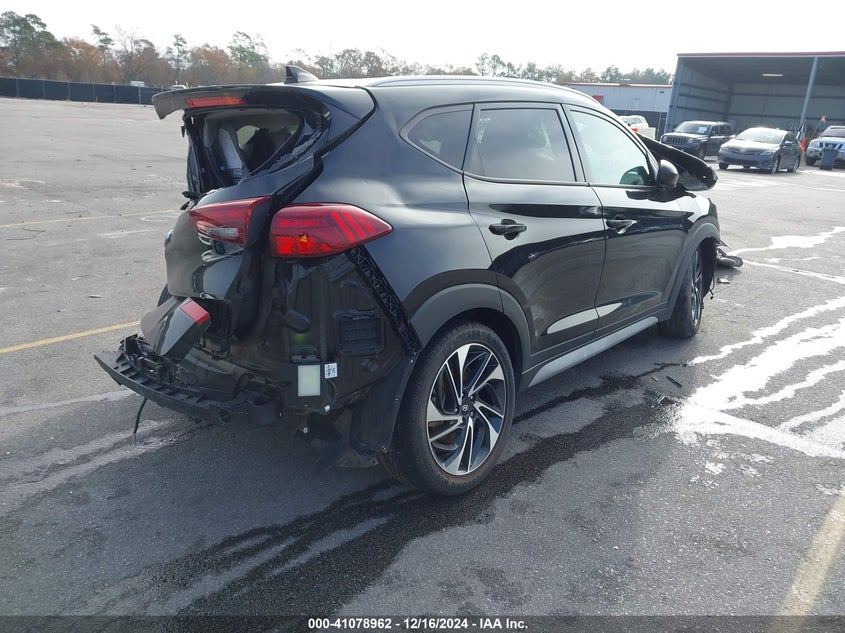 2021 Hyundai Tucson VIN KM8J33AL3MU353865 IAAI salvage auction — LEFT SIDE, Salvage Non-Reb (South Carolina), sold $375 on 2026-07-15 (photo 4)