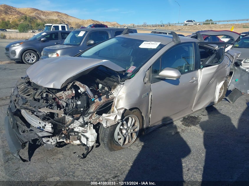 2021 Toyota Prius prime VIN JTDKAMFP3M3180368 IAAI salvage auction — FRONT & REAR, Salvage (California), sold $1,750 on 2026-07-20 (photo 6)