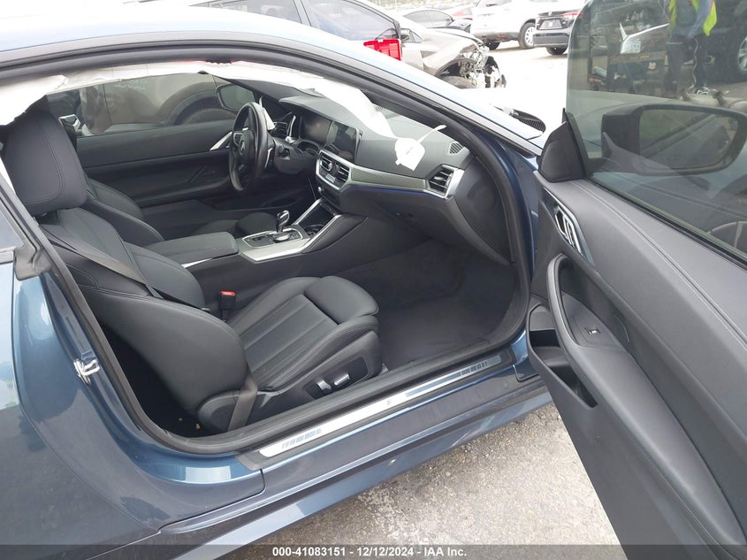 2021 BMW 430I VIN WBA53AP04MCH37151 COPART salvage auction — Left Side, Clear (Florida), sold $15,100 on 2025-01-16 (photo 5)
