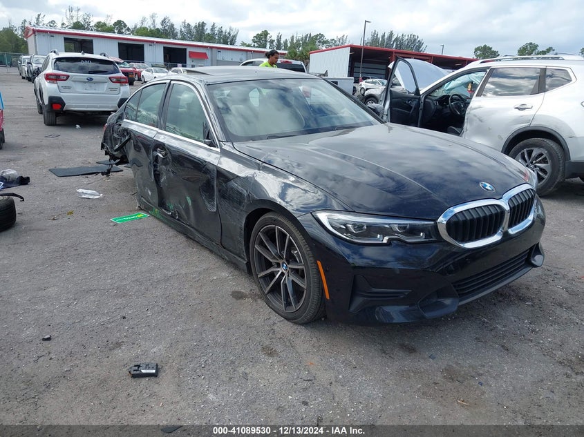 2021 BMW 330I VIN 3MW5R1J06M8B93781 — COPART salvage auction photo