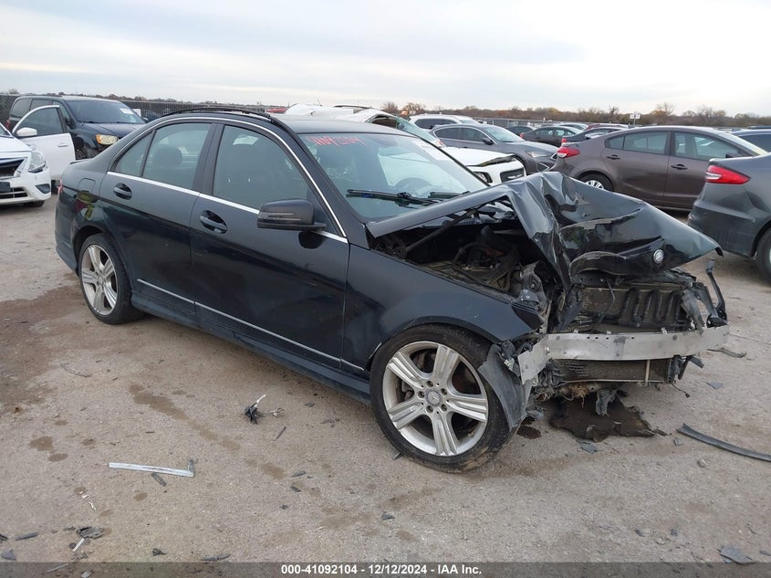 2011 Mercedes-benz C-klasse VIN WDDGF5GB1BR137485 IAAI salvage auction — FRONT END, Salvage (Texas), sold $275 on 2026-07-21 (photo 1)