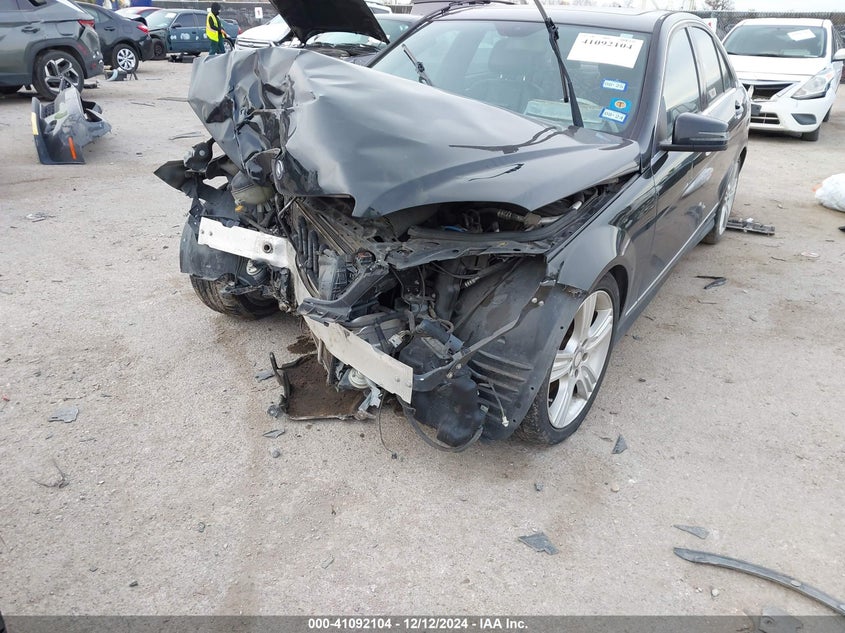 2011 Mercedes-benz C-klasse VIN WDDGF5GB1BR137485 IAAI salvage auction — FRONT END, Salvage (Texas), sold $275 on 2026-07-21 (photo 6)