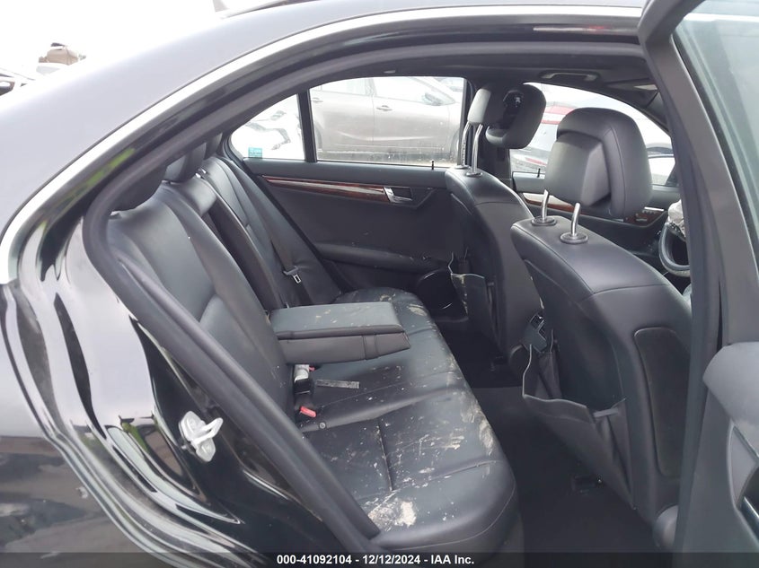 2011 Mercedes-benz C-klasse VIN WDDGF5GB1BR137485 IAAI salvage auction — FRONT END, Salvage (Texas), sold $275 on 2026-07-21 (photo 8)