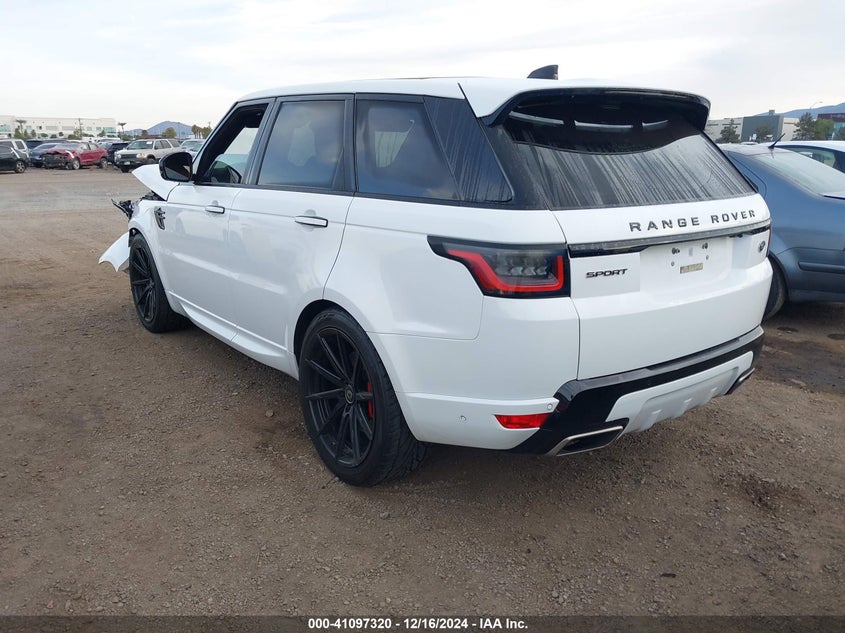 2019 Land rover Range rover sport VIN SALWV2SV8KA847788 COPART salvage auction — Left Front, Salvage (California), sold $26,550 on 2025-01-20 (photo 3)