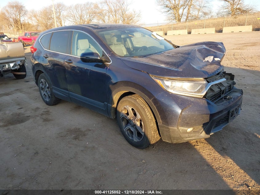 2018 Honda Cr-v VIN 7FARW2H83JE085340 COPART salvage auction — Front End, Clear (Nebraska), sold $7,350 on 2025-02-13 (photo 1)