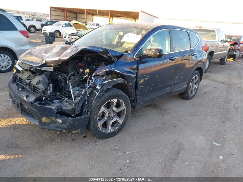 2018 Honda Cr-v VIN 7FARW2H83JE085340 COPART salvage auction — Front End, Clear (Nebraska), sold $7,350 on 2025-02-13 (photo 2)