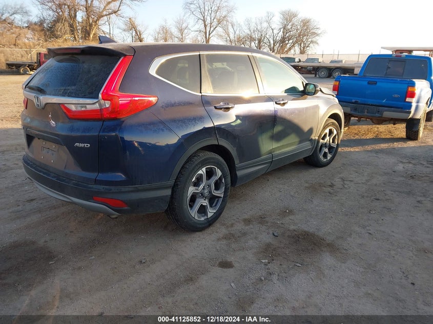 2018 Honda Cr-v VIN 7FARW2H83JE085340 COPART salvage auction — Front End, Clear (Nebraska), sold $7,350 on 2025-02-13 (photo 4)