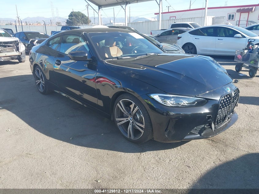 2021 BMW 430I VIN WBA53AP05MCH00710 — COPART salvage auction photo