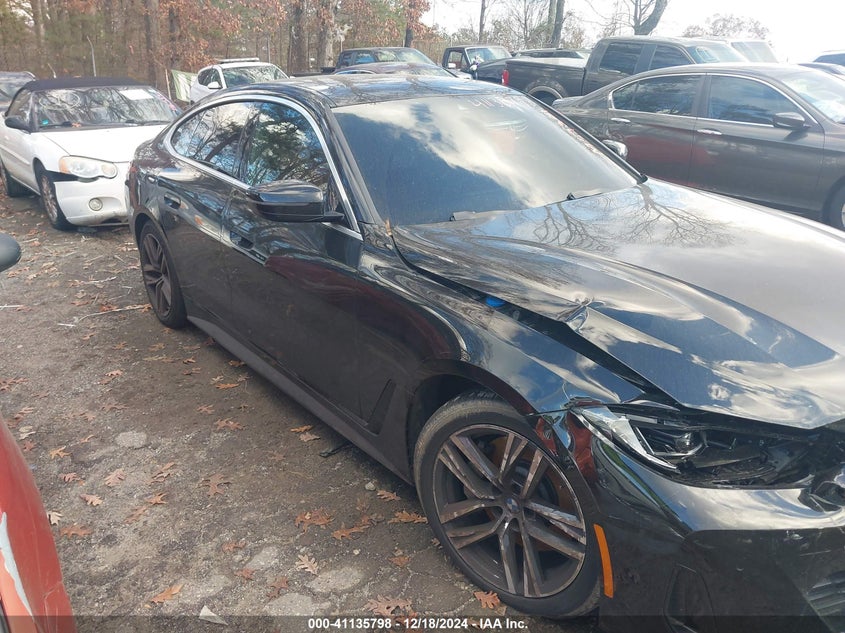 2022 BMW 430I GRAN COUPE VIN WBA63AV02NFM07321 — COPART salvage auction photo