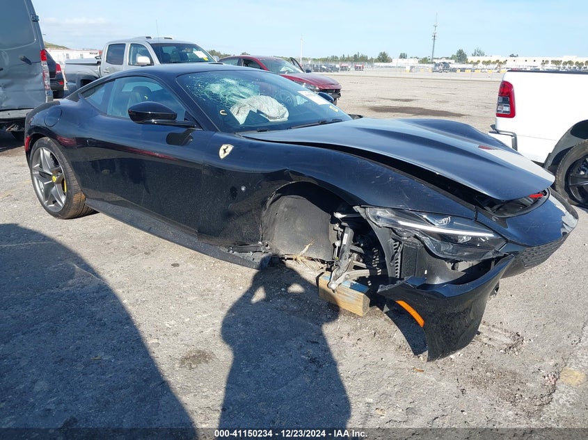 2021 Ferrari Roma VIN ZFF98RNA7M0260540 — IAAI salvage auction photo
