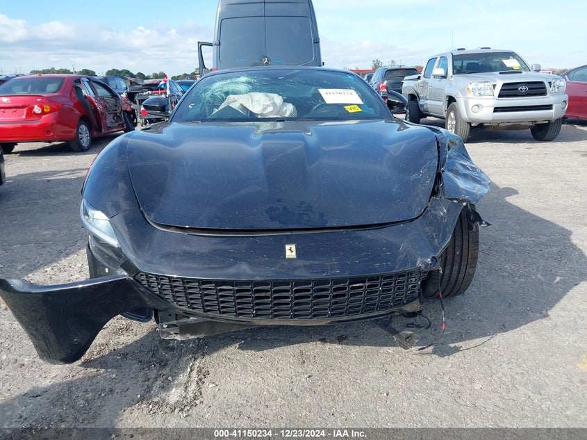 2021 Ferrari Roma VIN ZFF98RNA7M0260540 IAAI salvage auction — FRONT END, Rebuildable (Florida), sold $64,750 on 2026-08-31 (photo 6)