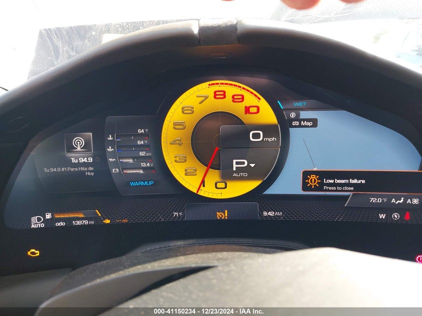 2021 Ferrari Roma VIN ZFF98RNA7M0260540 IAAI salvage auction — FRONT END, Rebuildable (Florida), sold $57,000 on 2026-09-14 (photo 7)