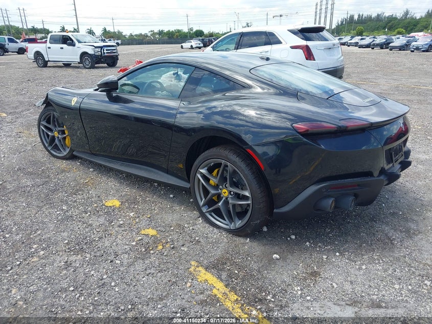 2021 Ferrari Roma VIN ZFF98RNA7M0260540 IAAI salvage auction — FRONT END, Rebuildable (Florida), sold $57,000 on 2026-09-14 (photo 3)