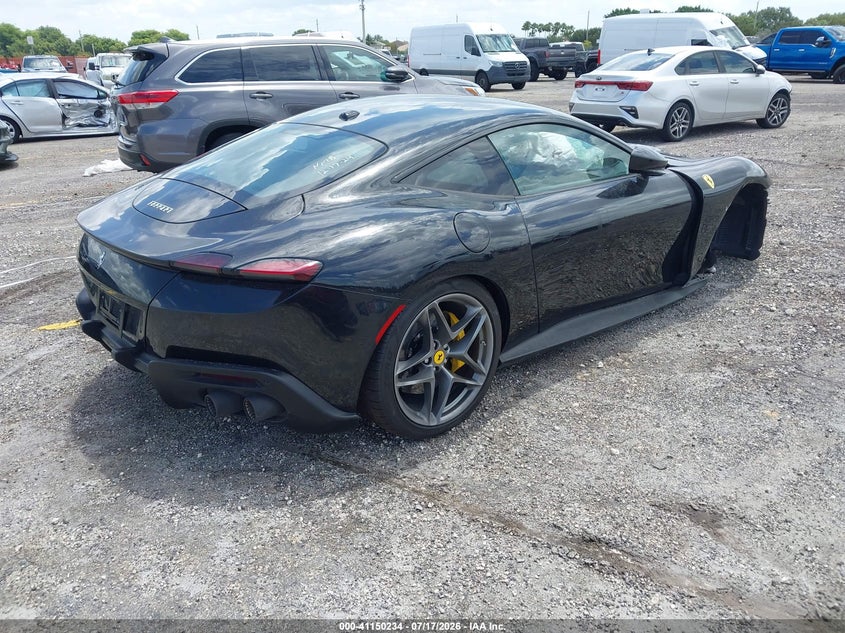 2021 Ferrari Roma VIN ZFF98RNA7M0260540 IAAI salvage auction — FRONT END, Rebuildable (Florida), sold $57,000 on 2026-09-14 (photo 4)